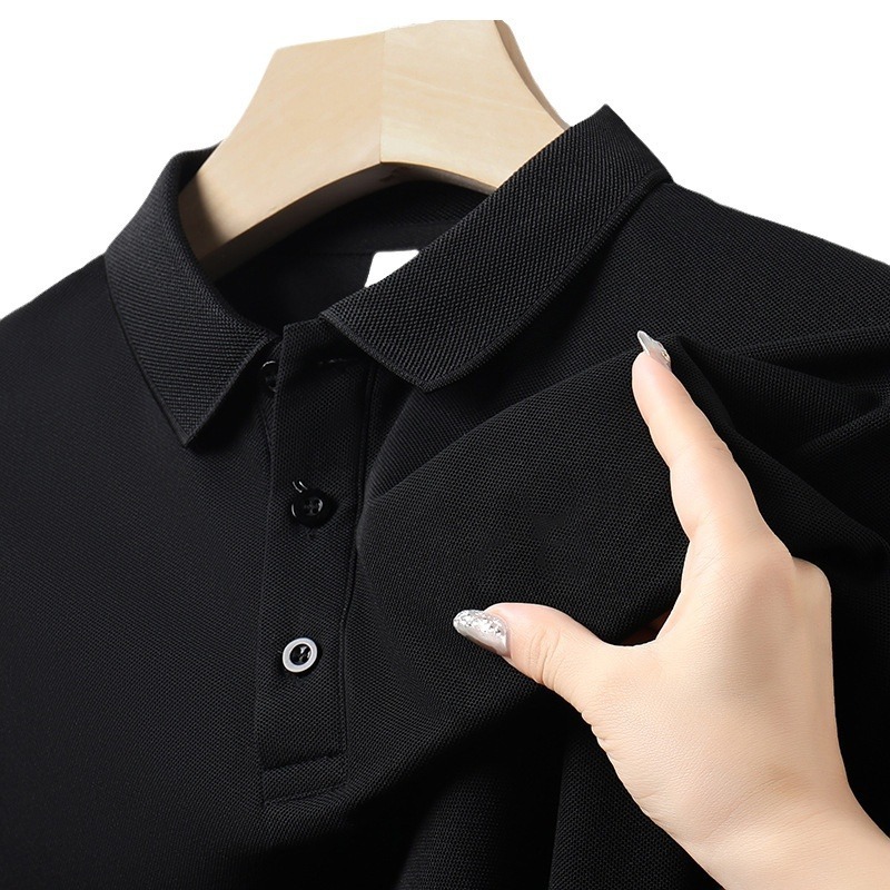 Men's Lapel Short Sleeve Business Half Sleeve - Image 3